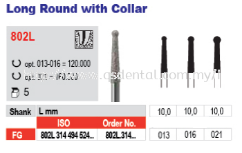 802L Long Round with Collar 