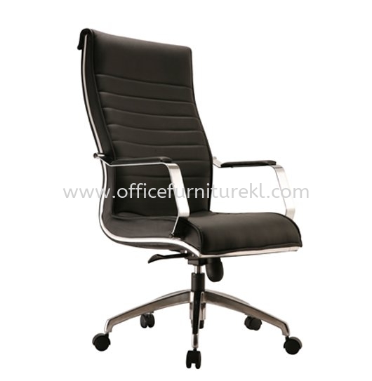 EMAXIN HIGH BACK DIRECTOR CHAIR | LEATHER OFFICE CHAIR IMBI KL