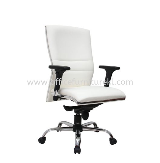 ZOLO MEDIUM BACK DIRECTOR CHAIR | LEATHER OFFICE CHAIR GLENMARIE SELANGOR