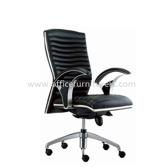 ZINGER DIRECTOR MEDIUM BACK LEATHER OFFICE CHAIR - Top 10 Must Buy Director Office Chair | Director Office Chair Kelana Jaya | Director Office Chair Icon City PJ | Director Office Chair Seri Kembangan 