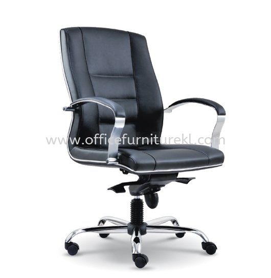 CITRUS MEDIUM BACK DIRECTOR CHAIR | LEATHER OFFICE CHAIR SEMENYIH SELANGOR