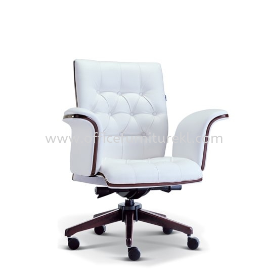 PARAGON DIRECTOR LOW BACK LEATHER OFFICE CHAIR ASE 2183 - Offer | Wooden Director Office Chair Jaya One | Wooden Director Office Chair Bukit Damansara | Wooden Director Office Chair Setiawangsa 