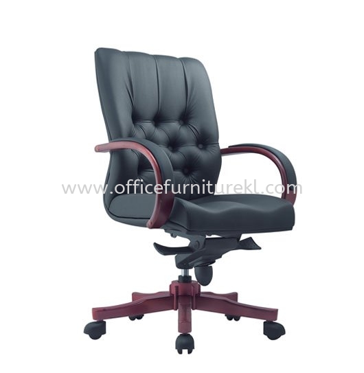 DORSET MEDIUM BACK DIRECTOR CHAIR | LEATHER OFFICE CHAIR CHAN SOW LIN KL