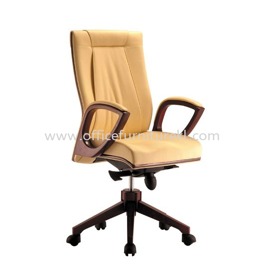 JESSI DIRECTOR MEDIUM BACK LEATHER OFFICE CHAIR - Top 10 Recommended Wooden Director Office Chair | Wooden Director Office Chair Jalan Ampang | Wooden Director Office Chair Ioi Mall Puchong | Wooden Director Office Chair Bandar Puteri Puchong 