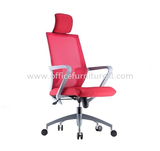 ASTER HIGH BACK ERGONOMIC CHAIR | MESH OFFICE CHAIR KOTA KEMUNING SELANGOR