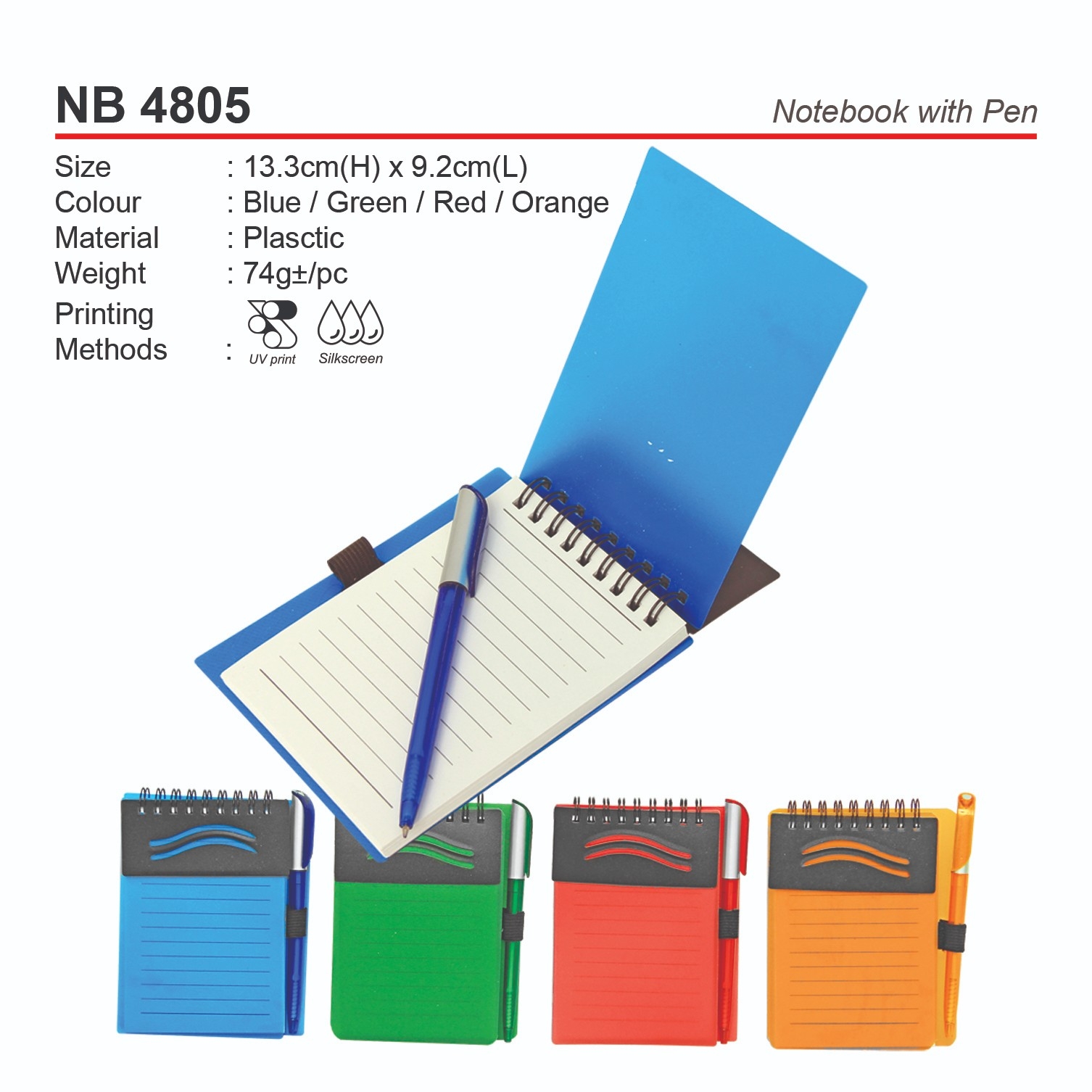 NB 4805 Notebook with Pen