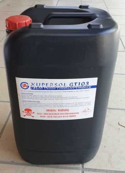 XUPERSOL GT103 CHEMICAL (WATER COOLED CONDENSOR & COOLING TOWER CLEANER)