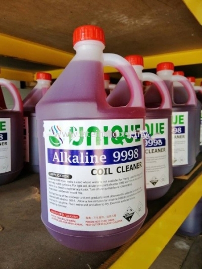 UNIQUE ALKALINE CHEMICAL COIL CLEANER 9998 - 25 LITER