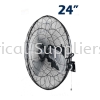 Wall Fan Black Body (Aluminium 3 Blade) FBW-24 Powerful Wall Fan