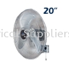 Wall Fan Silver Body (Aluminium 3 Blade) FBW-20 Powerful Wall Fan