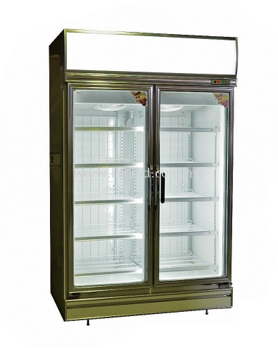 ASECO COMMERCIAL DISPLAY 2 HEATER GLASS DOOR CHILLER & FREEZER