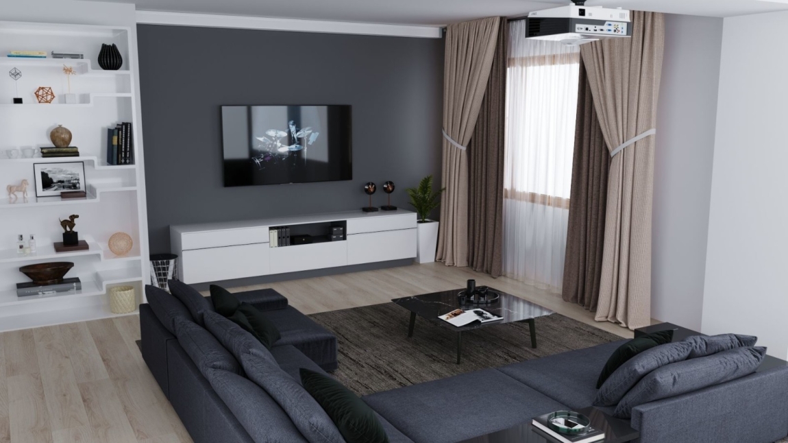 Living Design Refer Malaysia TV Cabinet / Tv Rack / TV Area Living 3D ...