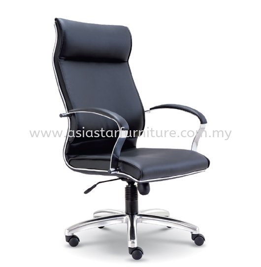 CONTI HIGH BACK DIRECTOR CHAIR | LEATHER OFFICE CHAIR BANGSAR KL