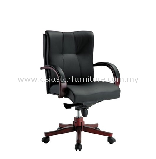 CORE LOW BACK DIRECTOR CHAIR | LEATHER OFFICE CHAIR SELAYANG SELANGOR