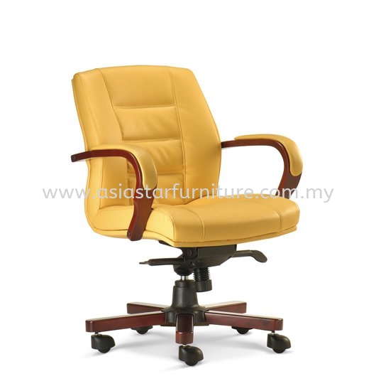 VIERA LOW BACK DIRECTOR CHAIR | LEATHER OFFICE CHAIR BRICKFIELD KL