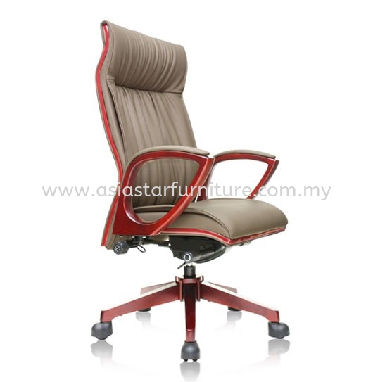 VITTA HIGH BACK DIRECTOR CHAIR | LEATHER OFFICE CHAIR DAMANSARA PJ SELANGOR