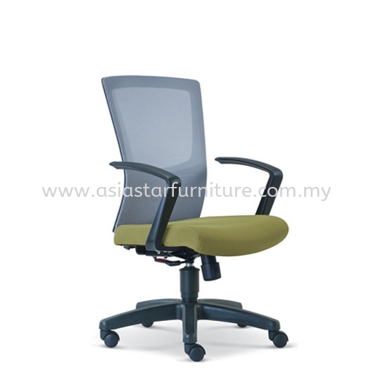 VICTORY MESH LOW BACK OFFICE CHAIR WITH PP BASE -mesh office chair banting | mesh office chair port klang | mesh office chair jalan kia peng