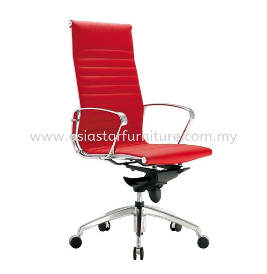 LEO HIGH BACK EXECUTIVE CHAIR | LEATHER OFFICE CHAIR UPTOWN PJ SELANGOR