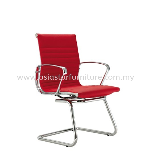 LEO VISITOR EXECUTIVE CHAIR | LEATHER OFFICE CHAIR BUKIT JELUTONG SELANGOR