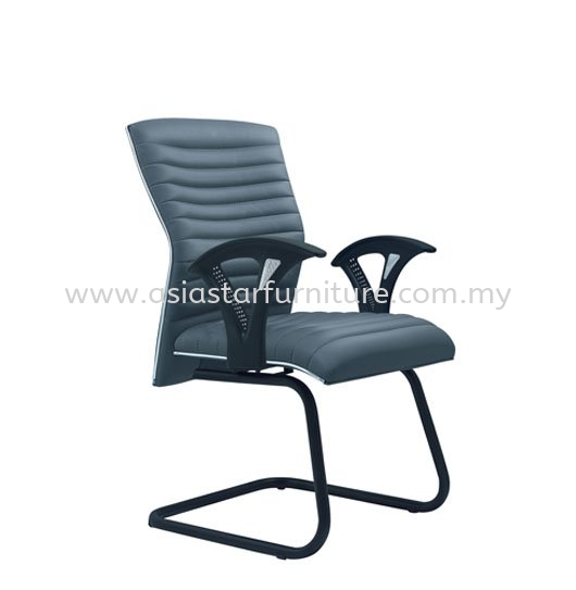 VIO VISITOR EXECUTIVE CHAIR | LEATHER OFFICE CHAIR SERDANG SELANGOR