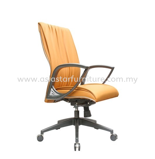 WONO MEDIUM BACK EXECUTIVE CHAIR | LEATHER OFFICE CHAIR SUNWAY SELANGOR