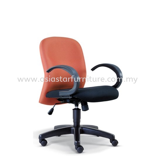 CONFI MINI LOW BACK STANDARD CHAIR | FABRIC OFFICE CHAIR BUKIT RAJA SELANGOR