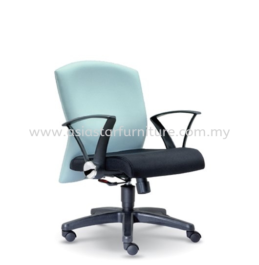 SOLVE LOW BACK STANDARD CHAIR | FABRIC OFFICE CHAIR SRI HARTAMAS KL