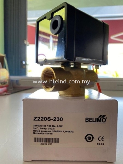 Z220S-230 - BELIMO Z220S-230 MOTORISED VALVE ; INCLUDED ACTUATOR AND 20MM VALVE