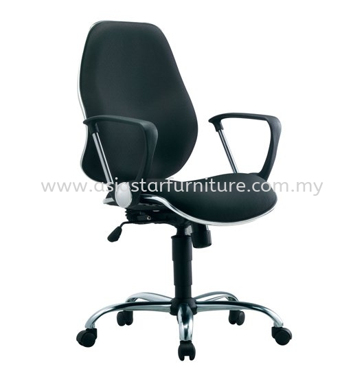 RIXIS SECRETARIAL FABRIC MEDIUM BACK OFFICE CHAIR- fabric office chair subang 2 | fabric office chair setia alam | fabric office chair jalan ipoh