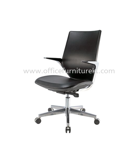 F2 MEDIUM BACK EXECUTIVE CHAIR | LEATHER OFFICE CHAIR SETAPAK KL