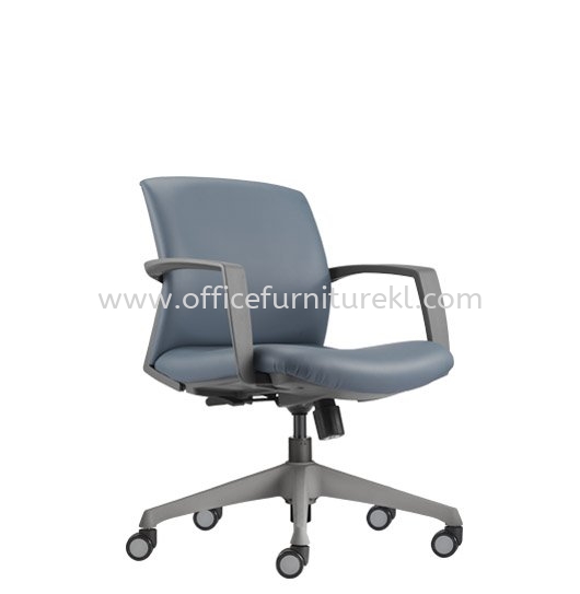 FITS EXECUTIVE LOW BACK LEATHER CHAIR WITH ROCKET NYLON GREY BASE AFT 5712L