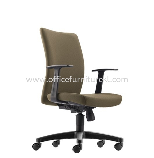 ERGO MEDIUM BACK EXECUTIVE CHAIR | LEATHER OFFICE CHAIR SOLARIS DUTAMAS KL