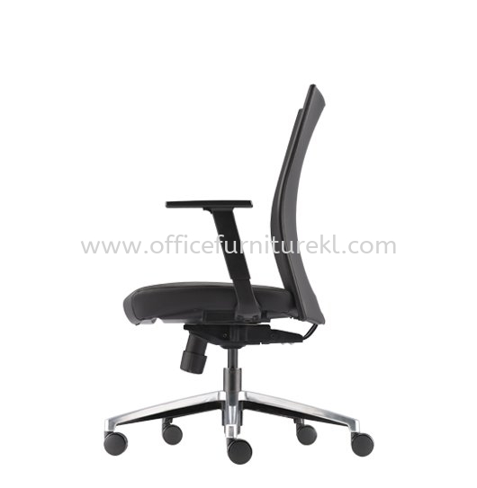 MESH MEDIUM BACK EXECUTIVE CHAIR | LEATHER OFFICE CHAIR MUTIARA DAMANSARA KL