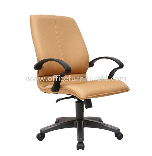 BONZER STANDARD MEDIUM BACK FABRIC CHAIR WITH POLYPROPYLENE BASE ACL 6001