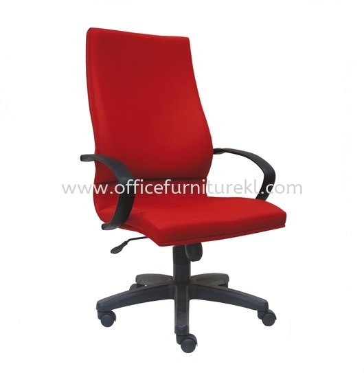 DEKKO STANDARD HIGH BACK FABRIC CHAIR WITH POLYPROPYLENE BASE