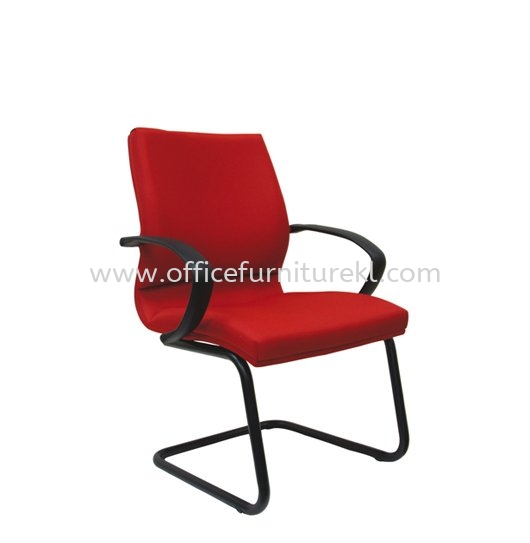 DEKKO STANDARD VISITOR FABRIC CHAIR WITH EPOXY BLACK CANTILEVER BASE