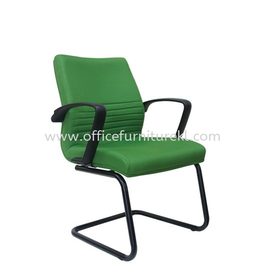 DEMO STANDARD VISITOR FABRIC CHAIR WITH EPOXY BLACK CANTILEVER BASE