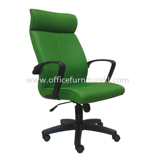 FUSION STANDARD HIGH BACK FABRIC CHAIR WITH POLYPROPYLENE BASE