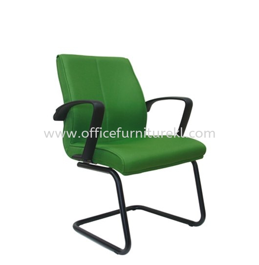 FUSION STANDARD VISITOR FABRIC CHAIR WITH EPOXY BLACK CANTILEVER BASE