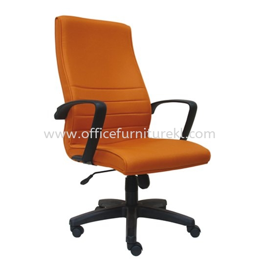 PLUS STANDARD HIGH BACK FABRIC CHAIR WITH POLYPROPYLENE BASE