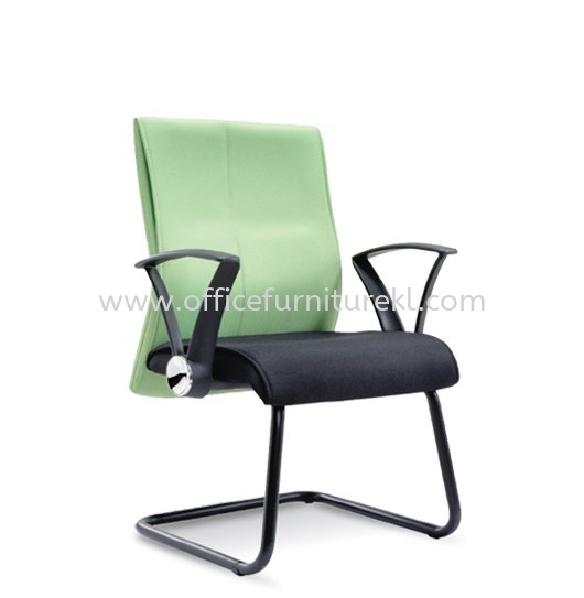 DISS STANDARD VISITOR FABRIC CHAIR WITH EPOXY BLACK CANTILEVER BASE