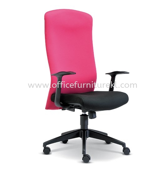 SKILL STANDARD HIGH BACK FABRIC CHAIR WITH NYLON ROCKET BASE ASE 2191