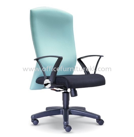MOSIS STANDARD HIGH BACK FABRIC CHAIR WITH POLYPROPYLENE BASE