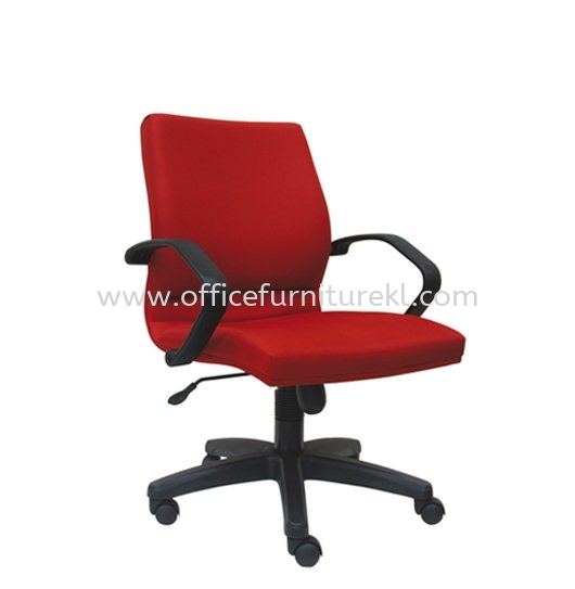 VIPSA STANDARD LOW BACK FABRIC CHAIR C/W POLYPROPYLENE BASE