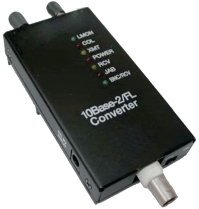 10Base-2 to 10Base-FL Ethernet Converter