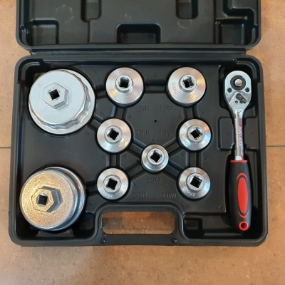 10pcs Aluminum Filter Wrench Kit ID31678
