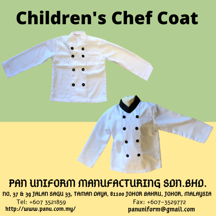 children's chef coat 