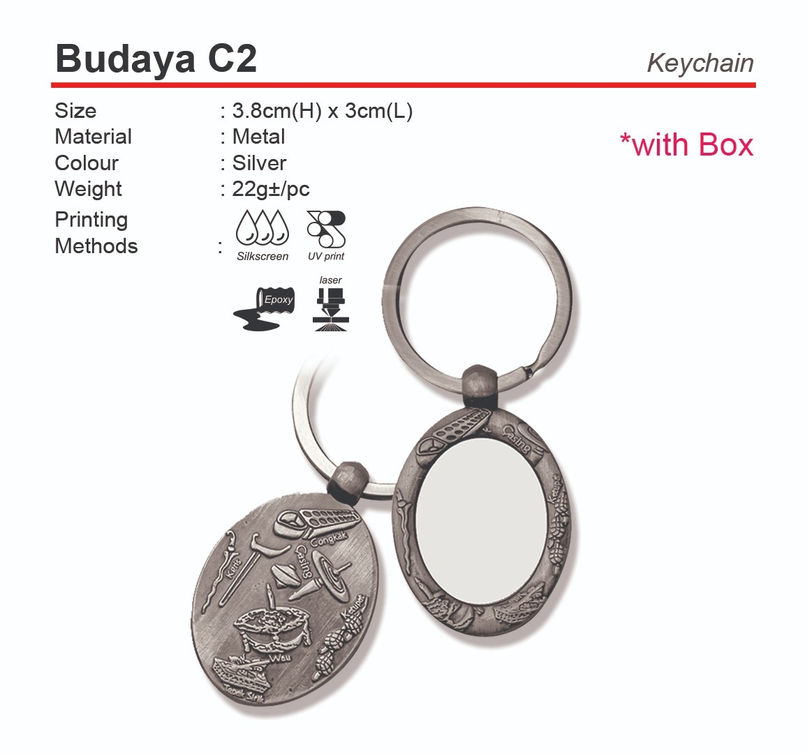 BudayaC2  Keychain (A)