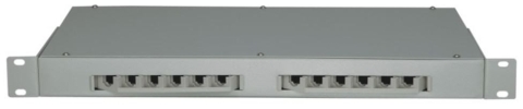 AN-FDB-04-12 Type 19กไ Rack Mount Optical Fiber Distribution Box 19' rack Fiber Optical Distribution Panels Passive Optical Equipment AD-Net