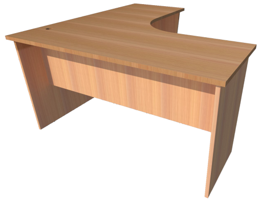 Writing Table L-Shape (Full Beech)